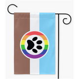 Furry LGBTQ Pride Yard and Garden Flags | Single Or Double-Sided | 2 Sizes