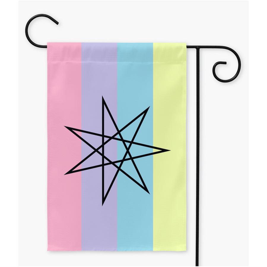 Kingender - V1 (Symbol) Pride Flags | Single Or Double-Sided | 2 Sizes | Gender Identity and Presentation