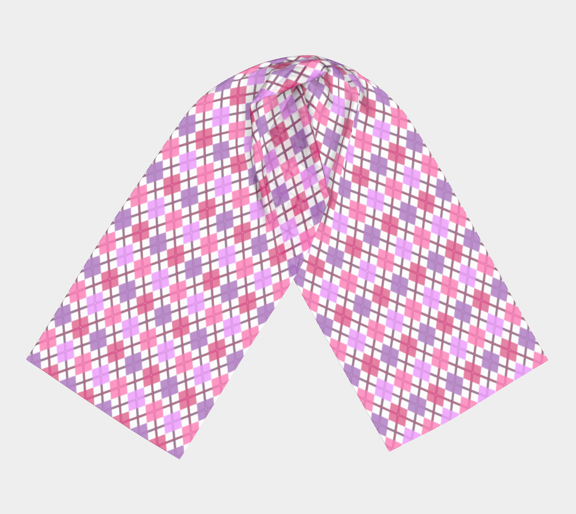 Lesbian - V2 Argyle Long Scarf