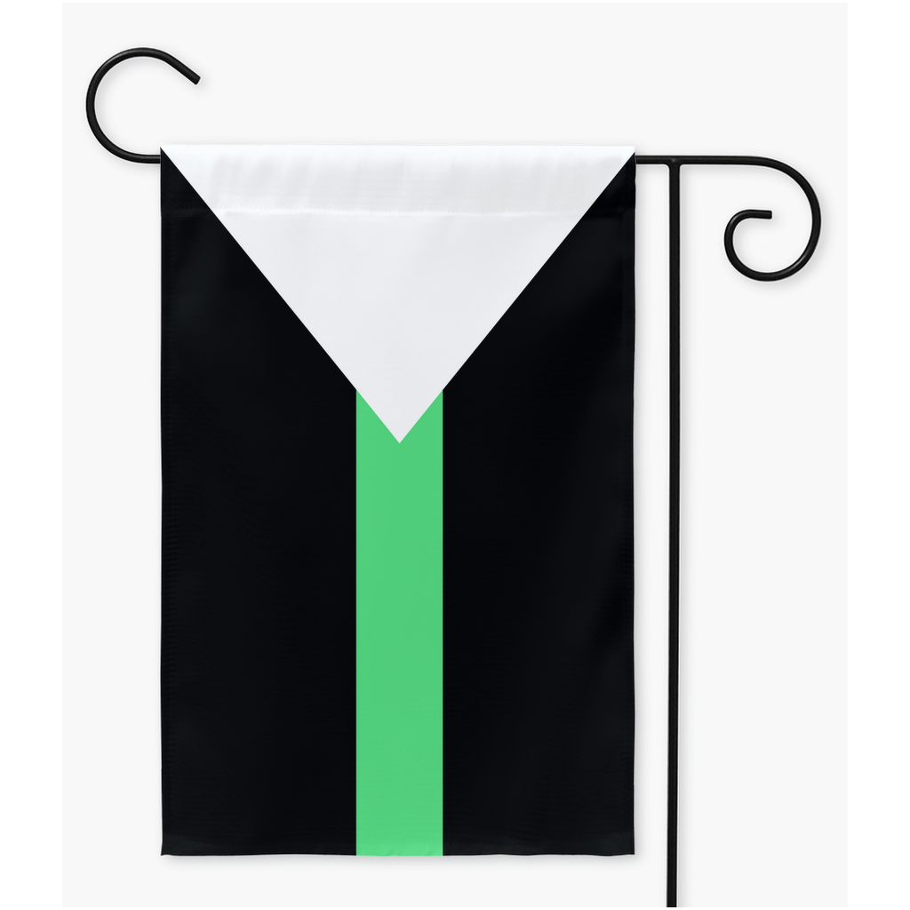 Noetiromantic Pride Yard and Garden Flags | Single Or Double-Sided | 2 Sizes | Aromantic and Asexual Spectrum