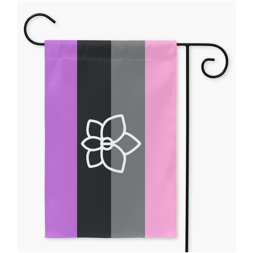 Orchidsexual Pride Yard and Garden Flags | Single Or Double-Sided | 2 Sizes