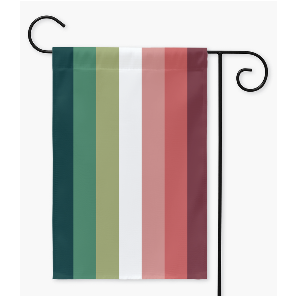 Nebularoace Pride Yard and Garden Flags | Single Or Double-Sided | 2 Sizes | Aromantic and Asexual Spectrum