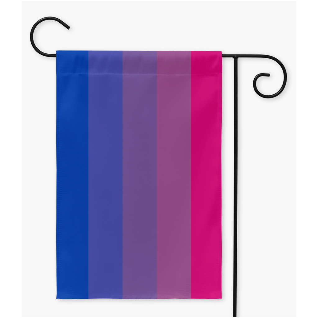 Biflux Pride Yard and Garden Flags | Single Or Double-Sided | 2 Sizes | Sexual And Romantic Orientations