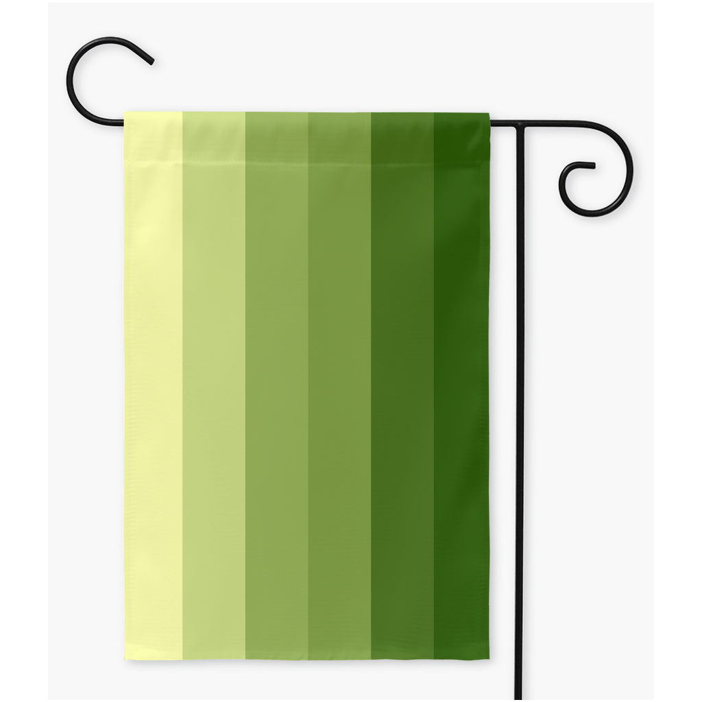 Neurosexual Pride Yard and Garden Flags | Single Or Double-Sided | 2 Sizes | Aromantic and Asexual Spectrum