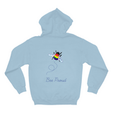 Sweats à capuche Bumblebee Pride Pun (sans fermeture éclair/pull) – DESIGN arrière | Choisissez votre drapeau et votre jeu de mots | Sweat à capuche pull bourdon | LGBTQIA