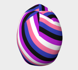 Genderfluid Striped Beanie