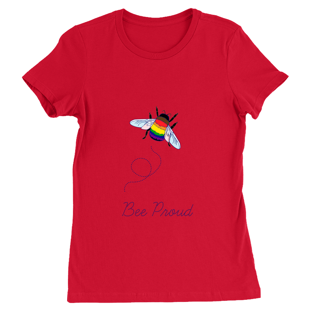 Bumblebee Pride Pun Fitted Tshirts - LIGHT | Choose Your Colourway and Pun | Bella + Canvas