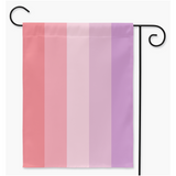Drapeaux de cour et de jardin finromantiques | Simple ou double face | 2 tailles | Orientations romantiques et sexuelles