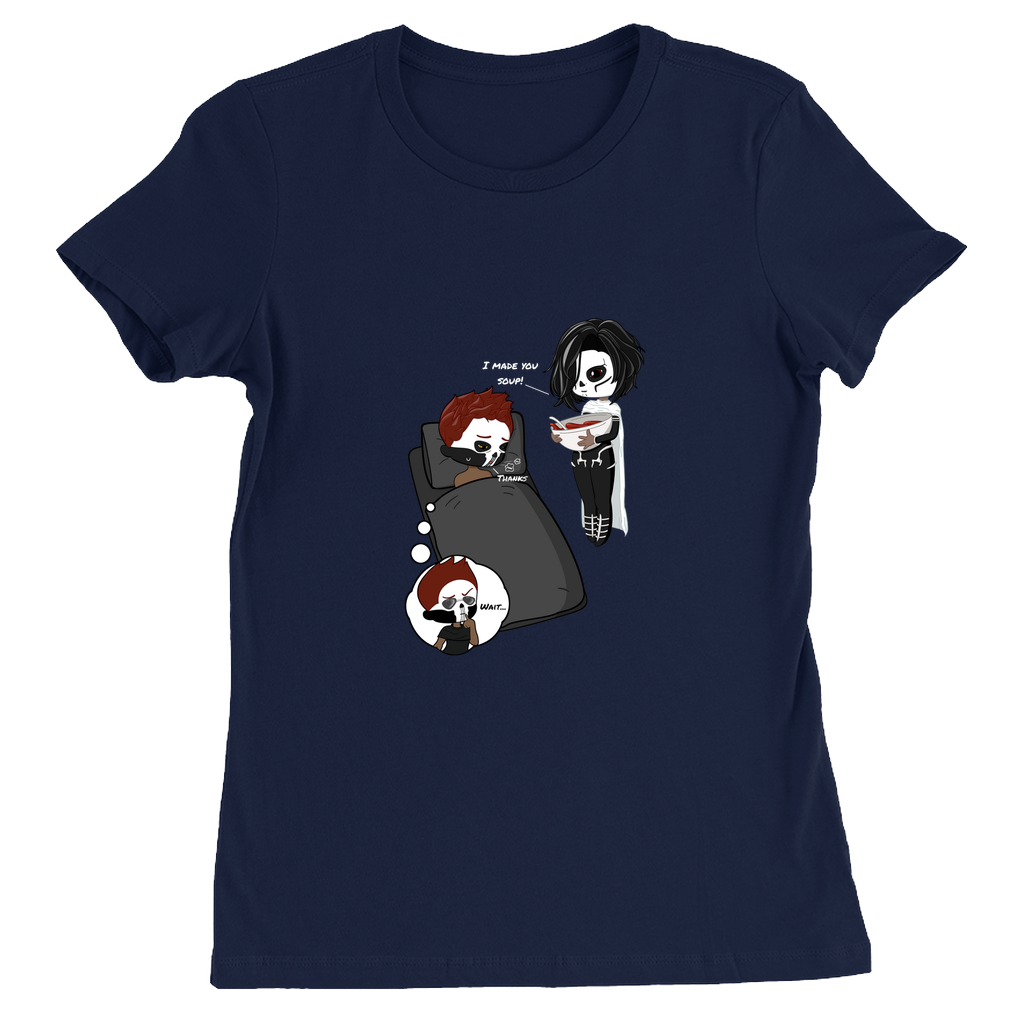 Soup! Fitted T-Shirts | The Locked Tomb | Bella + Canvas