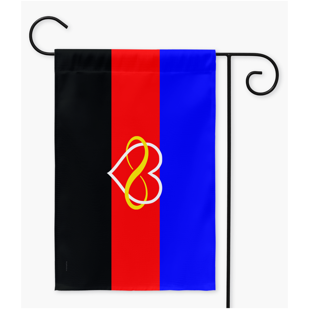 Polyamory - V2 Yard and Garden Flags | Single Or Double-Sided | 2 Sizes