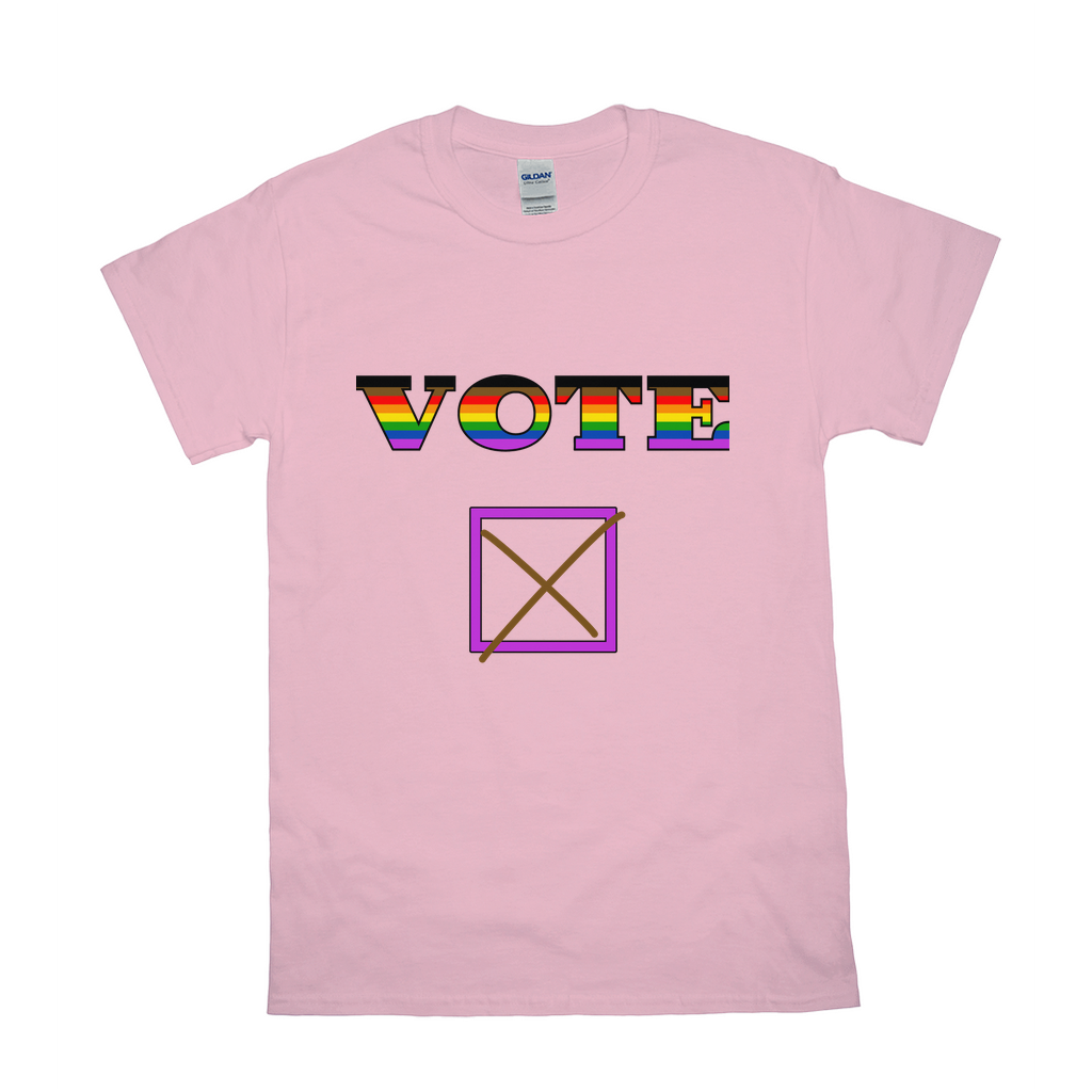 Votez un t-shirt coupe décontractée | Choisissez votre coloris Pride