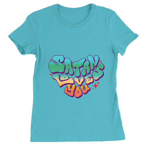 Satan Loves You - LIGHT Fitted Tshirt | Bella + Canvas