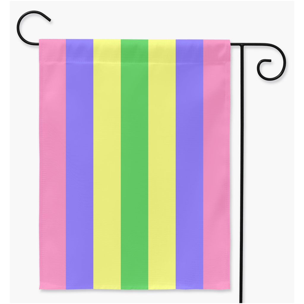 Quadgender Pride Flags | Single Or Double-Sided | 2 Sizes | Gender Identity and Expression
