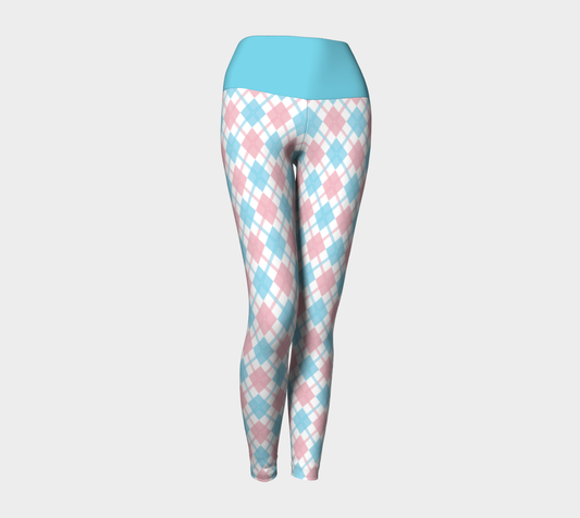 Transgender Argyle Yoga Leggings