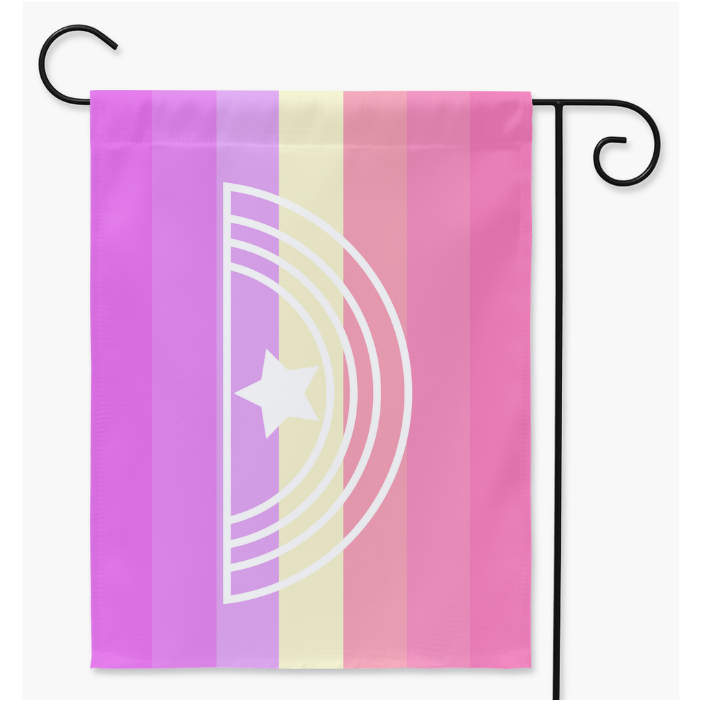 Xenogirl - V2 Yard and Garden Flags  | Single Or Double-Sided | 2 Sizes