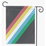 Drapeaux de cour et de jardin pour personnes handicapées - V2 | Simple ou double face | 2 tailles
