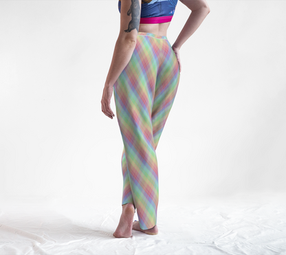 Pastel Rainbow Blended Argyle Lounge Pants