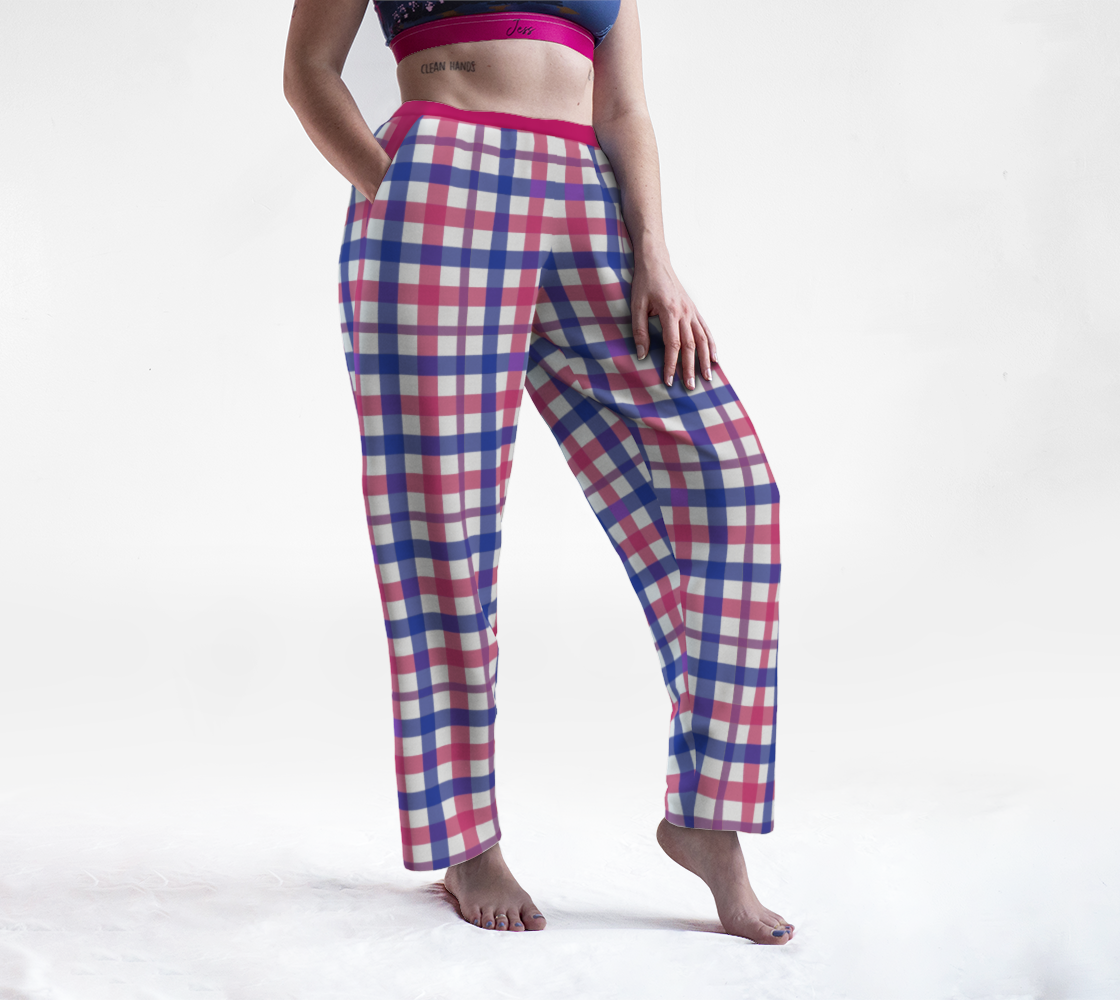 Bisexual Gingham Lounge Pants