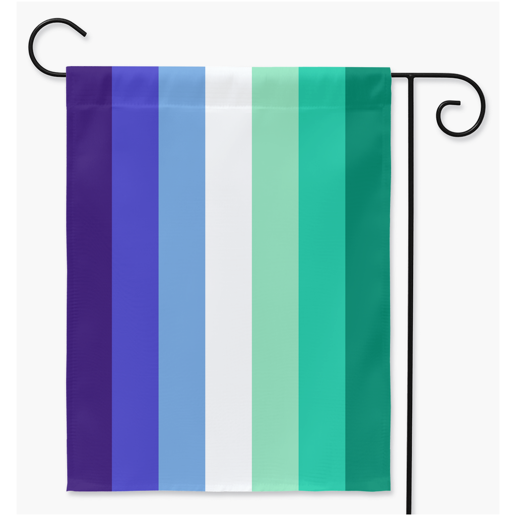 Gay Man Yard and Garden Flags  | Single Or Double-Sided | 2 Sizes