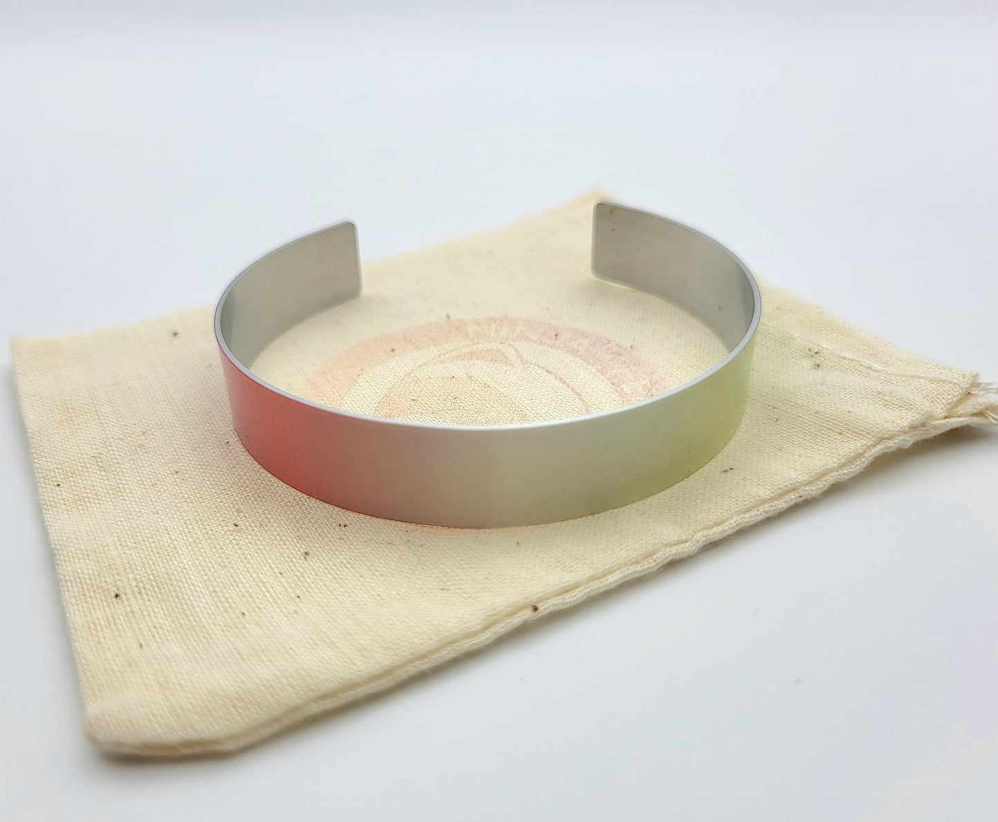 Pride Patterned Aluminum Wristbands | 2 Widths | Choose Your Pattern and Colourway