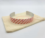 Pride Patterned Aluminum Wristbands | 2 Widths | Choose Your Pattern and Colourway