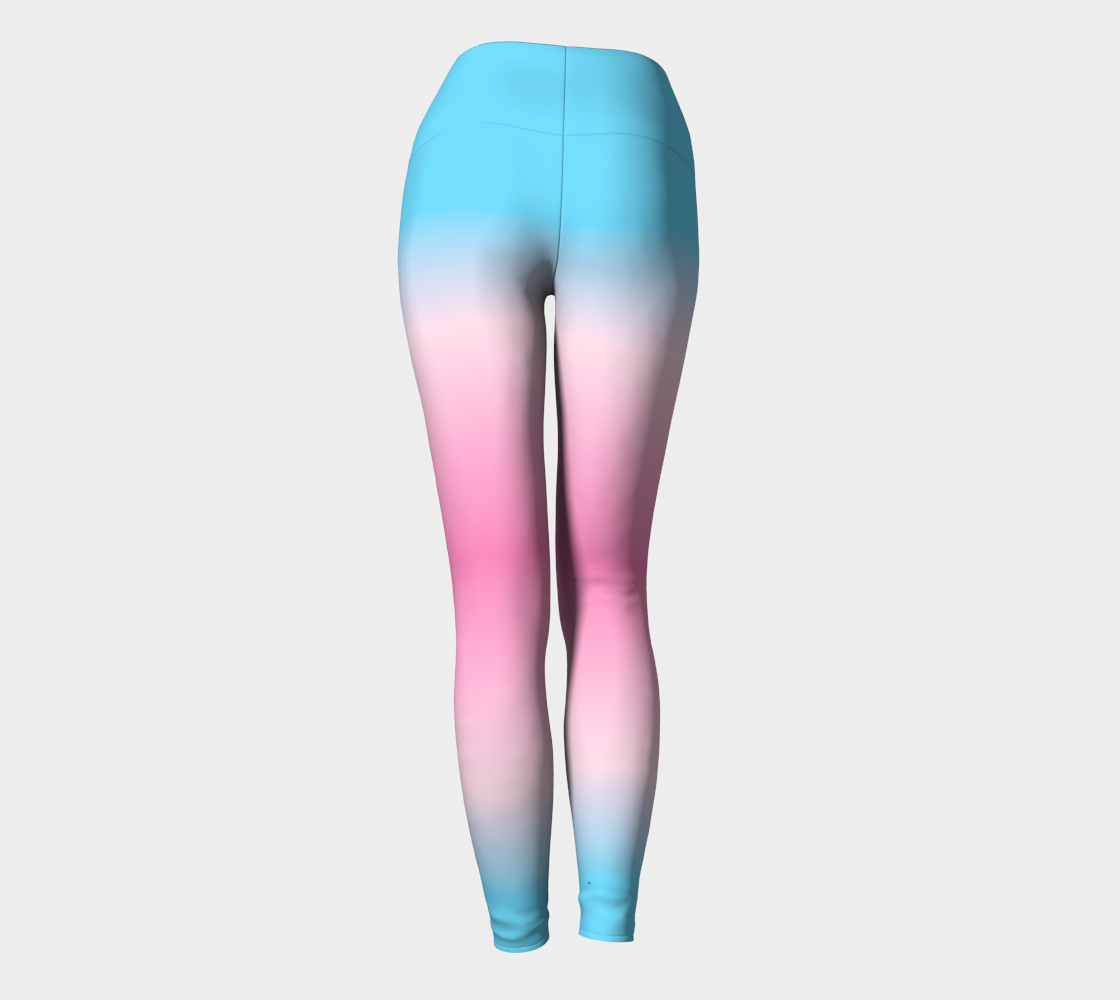 Transfeminine Gradient Yoga Leggings