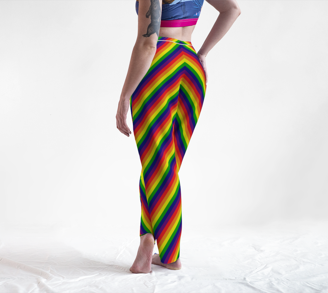 Rainbow Striped Lounge Pants