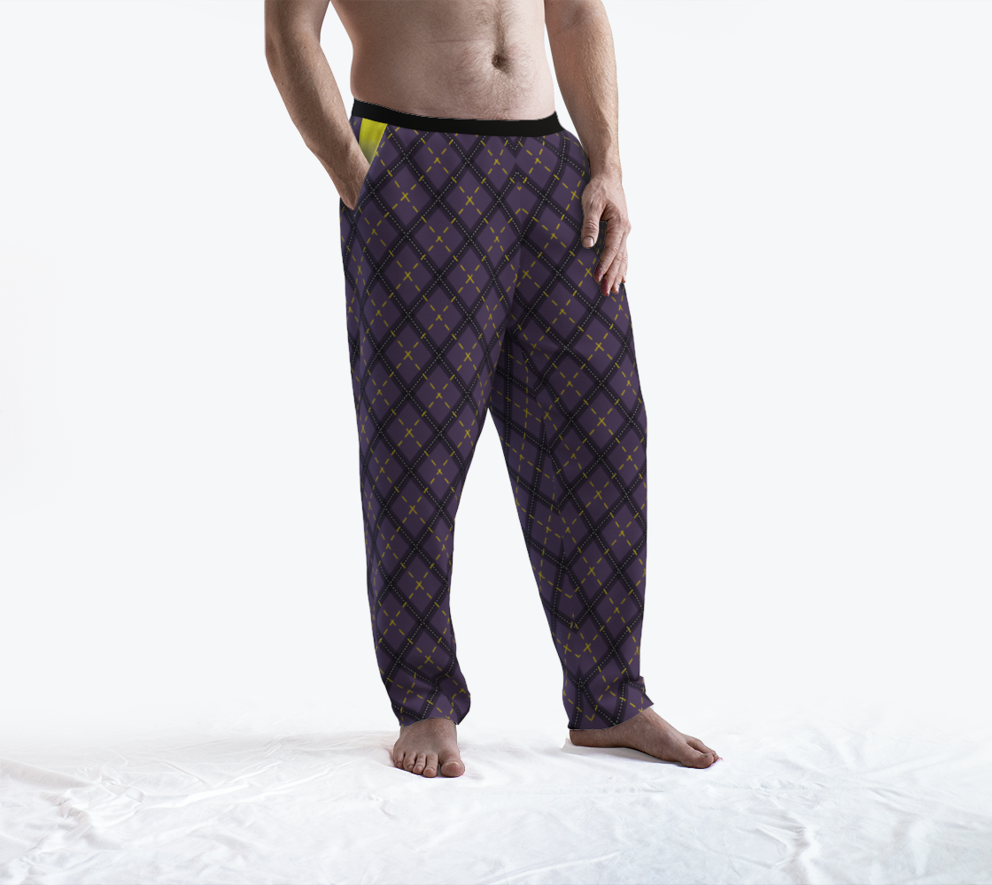 Nonbinary Dark Argyle Lounge Pants