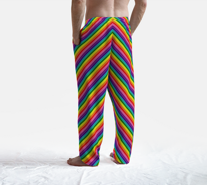 Original Rainbow Candy Striped Lounge Pants