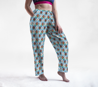 Furry Progress Solid Argyle Lounge Pants