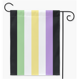 Genderless - V2 Pride Flags  | Single Or Double-Sided | 2 Sizes