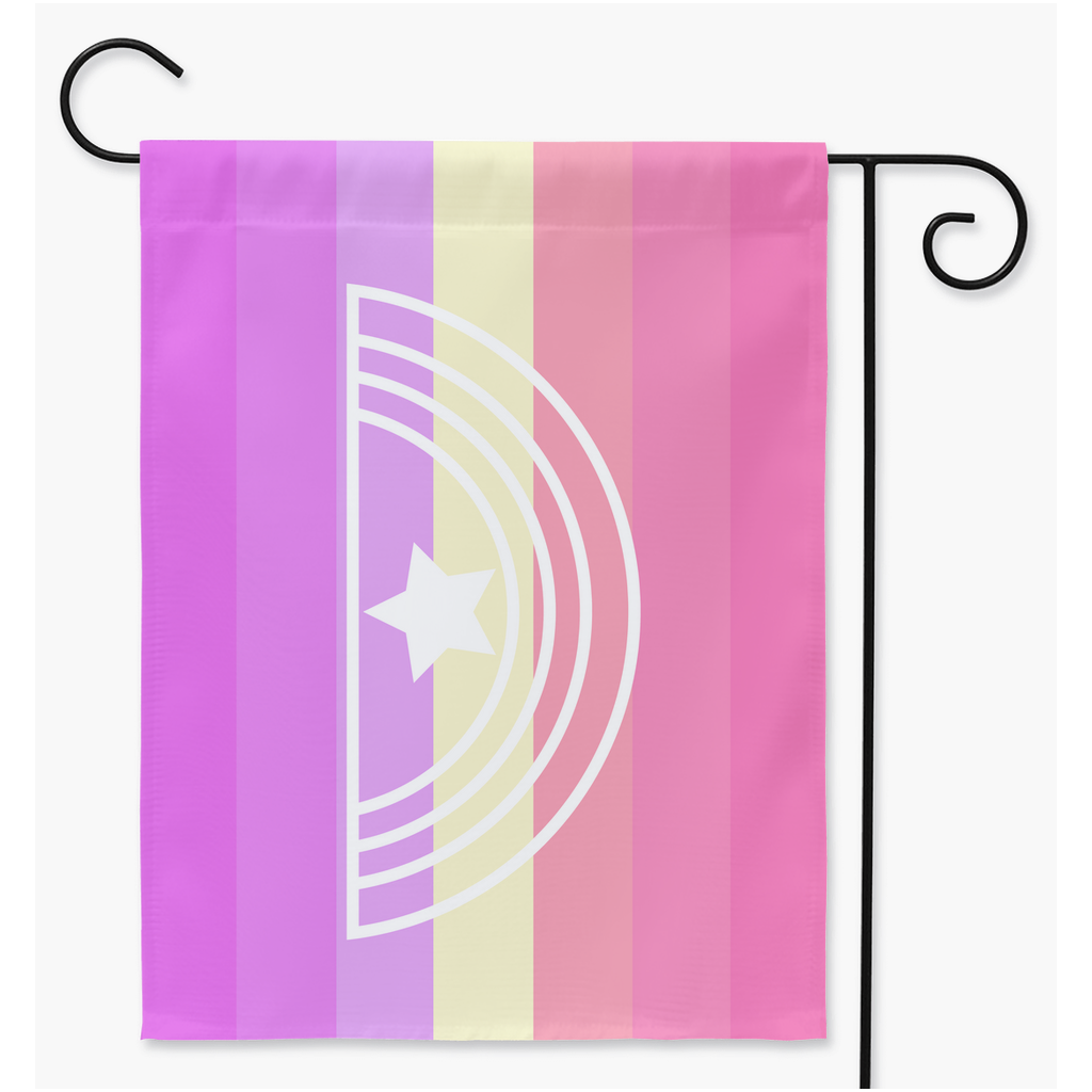 Xenogirl - V2 Yard and Garden Flags  | Single Or Double-Sided | 2 Sizes