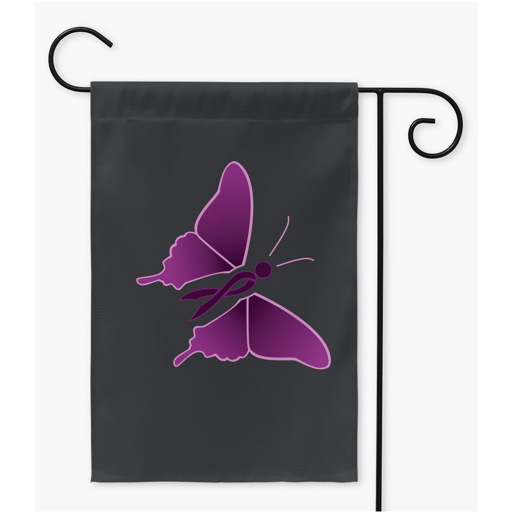 Fibromyalgia - V1 Yard Garden Flags | Single Or Double-Sided | 2 Sizes