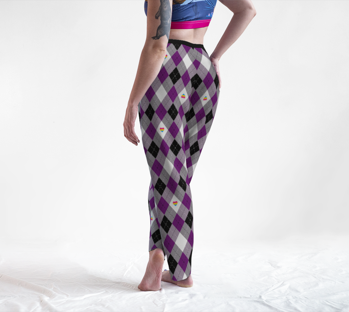 Asexual Panromantic Argyle Lounge Pants