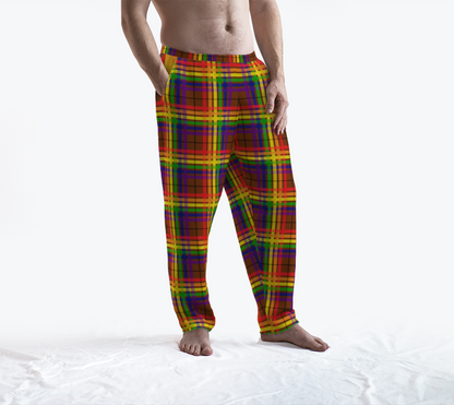 Rainbow/Spice Tartan Plaid Lounge Pants