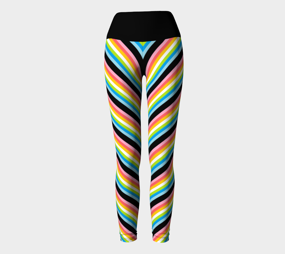 Queer Striped Yoga Leggings