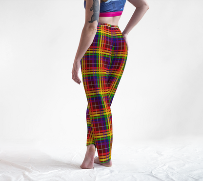 Rainbow/Japanese Maple Tartan Plaid Lounge Pants