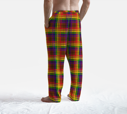 Rainbow/Spice Tartan Plaid Lounge Pants