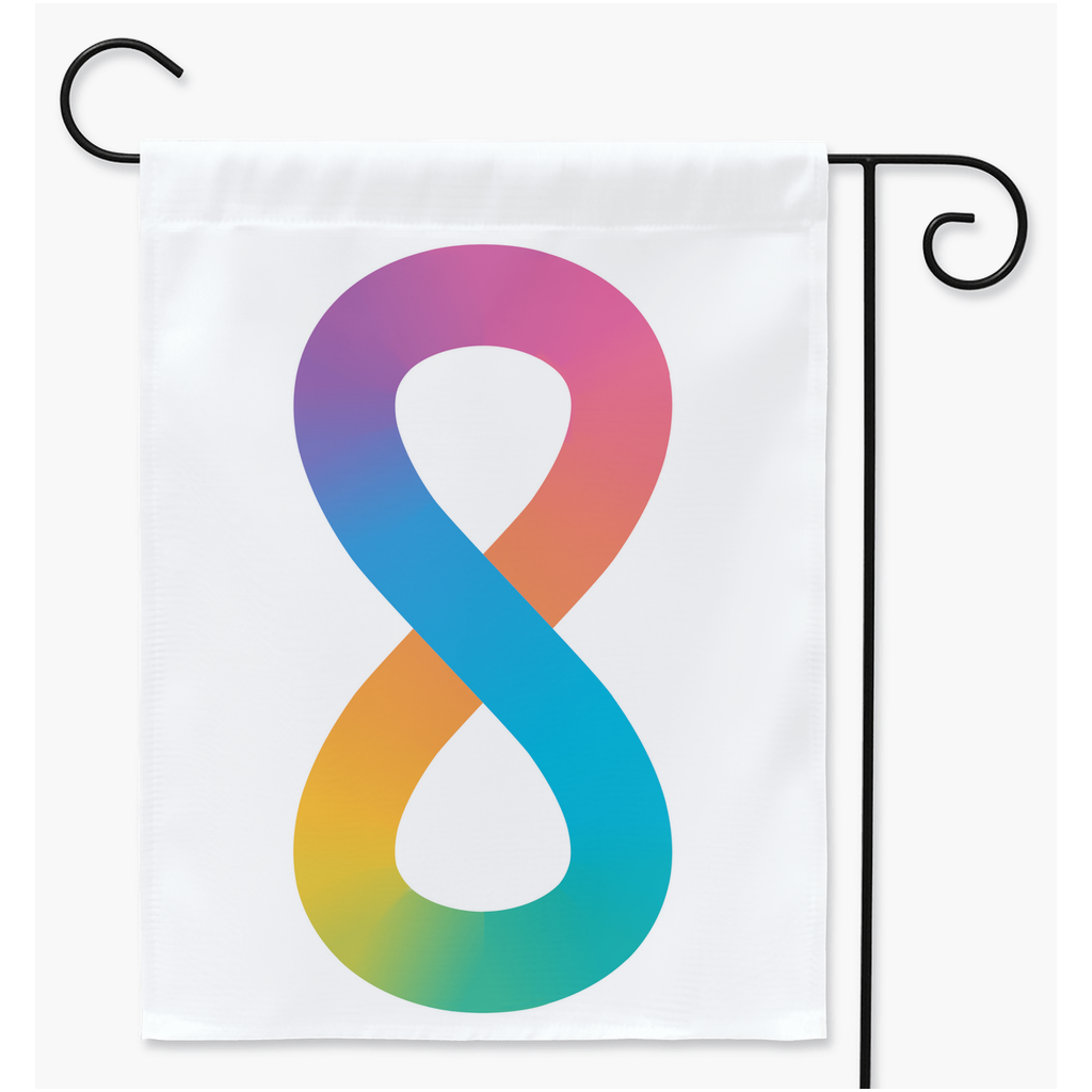 Neurodiversity - V1 Yard Garden Flags | Single Or Double-Sided | 2 Sizes