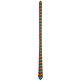 Rainbow/Black Argyle Pride Patterned Neck Ties