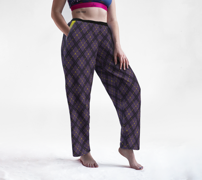 Nonbinary Dark Argyle Lounge Pants