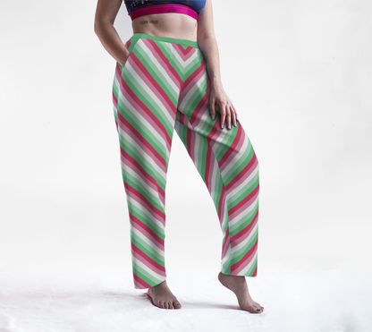 Abrosexual Striped Lounge Pants