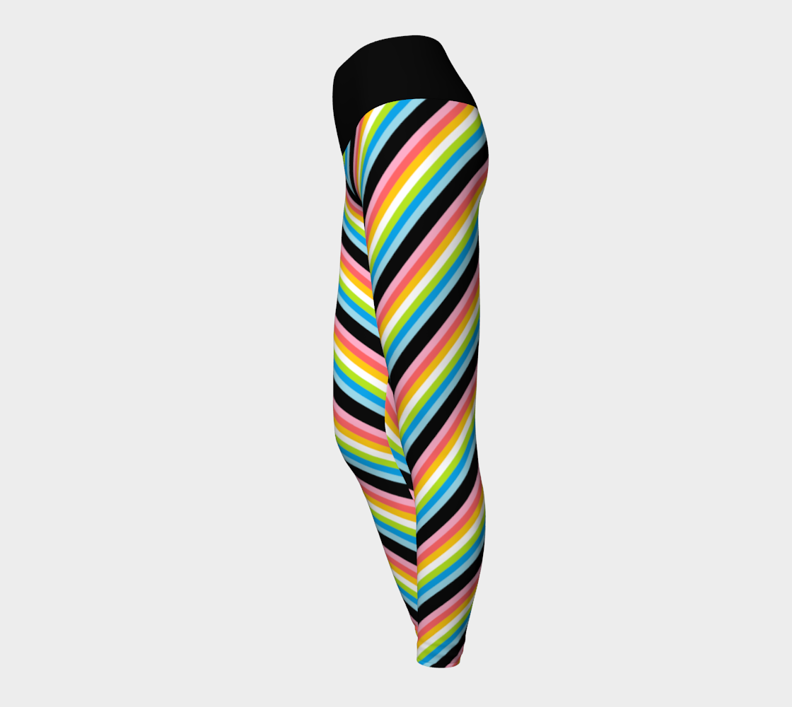 Queer Striped Yoga Leggings