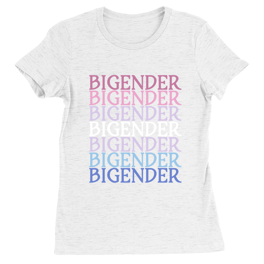 Funky Text Gender Fitted T-Shirts | Bella and Canvas