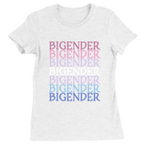 Funky Text Gender Fitted T-Shirts | Bella and Canvas