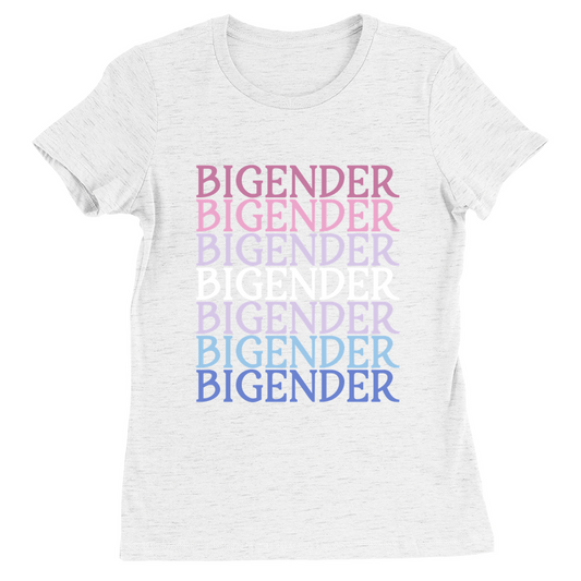 Funky Text Gender Fitted T-Shirts | Bella and Canvas