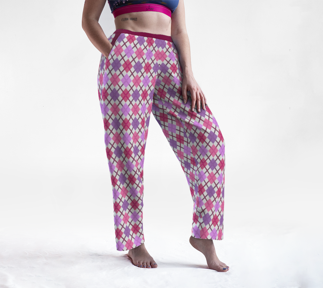 Lesbian - V2 Argyle Lounge Pants