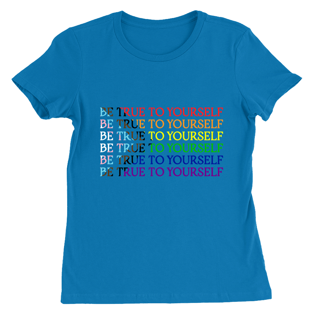 Funky Text Orientation Pride Fitted T-Shirts | Choose Your Design | Bella and Canvas