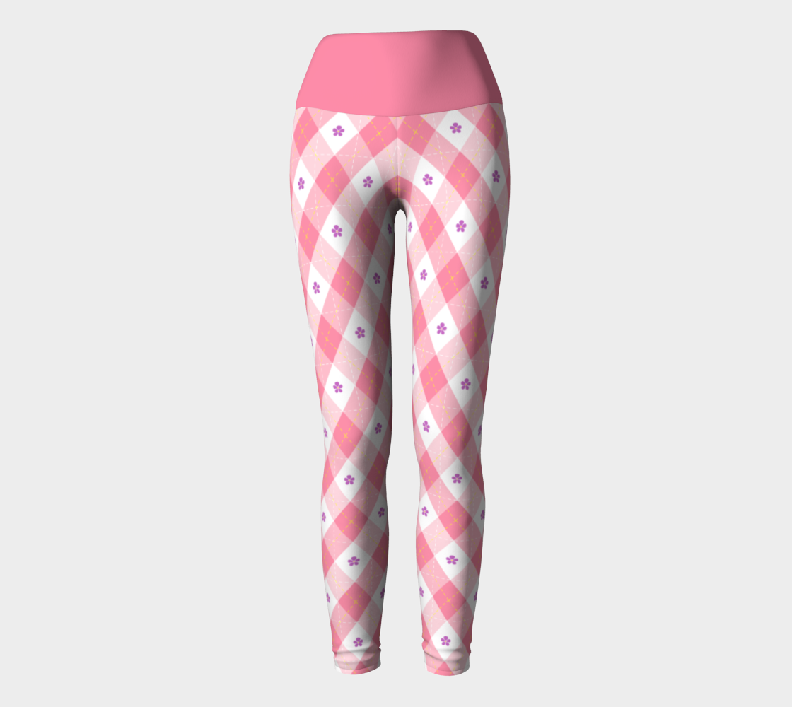 Sapphic -V1  Argyle Yoga Leggings