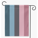 Transhet - V1 Pride Yard et drapeaux de jardin | Simple ou double face | 2 tailles